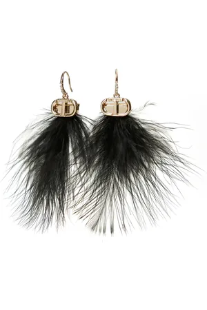 Twin-Set Aretes Feathers Oval T