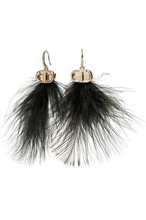 Twin-Set Aretes Feathers Oval T