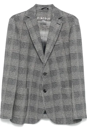 Circolo Blazer con estampado de cuadros príncipe de Gales