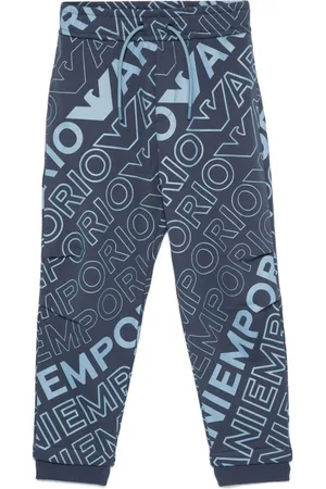 Emporio Armani Pantalones con logo estampado