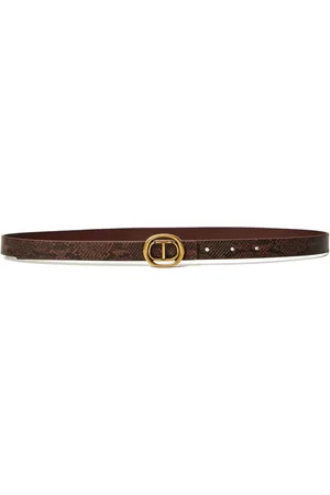 Twin-Set Cinturón con placa del logo
