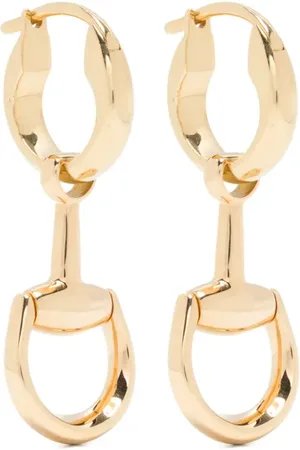 Gucci Aretes Horsebit en oro amarillo de 18kt