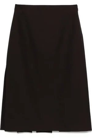 Fendi Falda midi con detalle de abertura