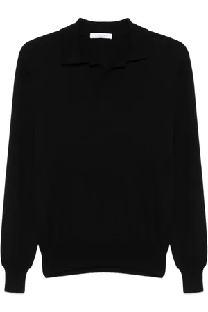 Cruciani Suéter con cuello tipo polo