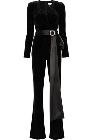 NISSA Jumpsuit con detalles de strass