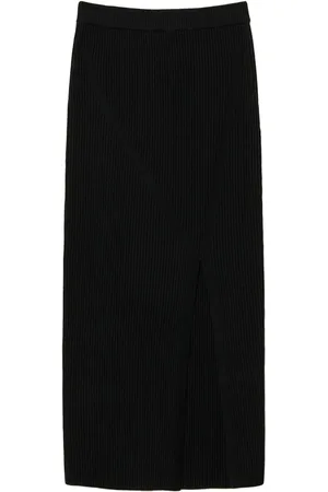 Twin-Set Falda midi tejida de canalé
