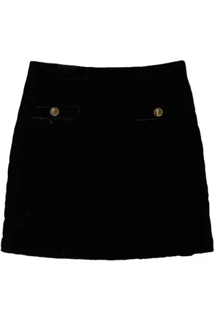 Twin-Set Falda corta con logo grabado