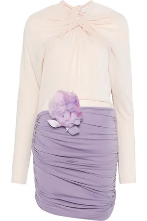 MAGDA BUTRYM Vestido corto con diseño color block
