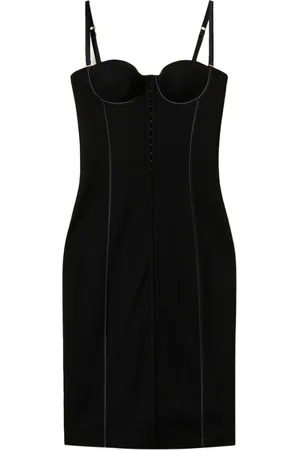 Twin-Set Vestido midi estilo bustier