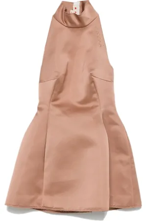 Marni Vestido corto de satén Duchess