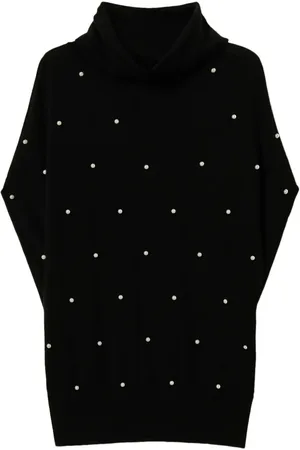 Twin-Set Top con detalle de perlas
