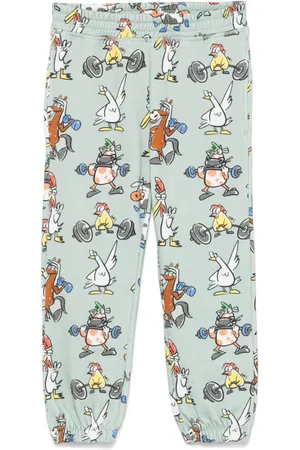 Stella McCartney Pants con animal print