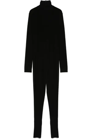Norma Kamali Jumpsuit manga larga con cuello vuelto