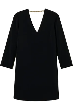 Twin-Set Vestido corto con cadena Oval T