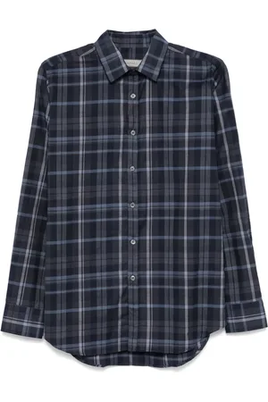 CANALI Camisa con cuadros estampados
