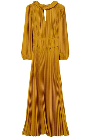 Twin-Set Vestido de georgette plisado