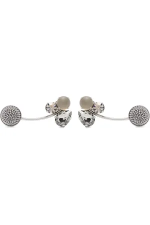PESERICO SIGN Aretes con detalles de cristal