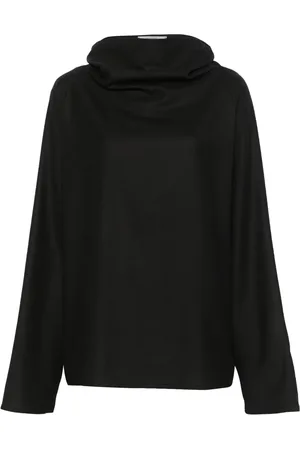 DUSAN Blusa con cuello desbocado