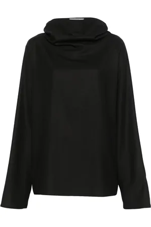 DUSAN Blusa con cuello desbocado