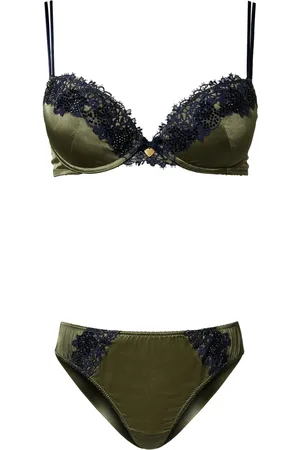 Twin-Set Calzones y brasier push-up de seda
