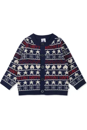 Petit Bateau Cárdigan en jacquard