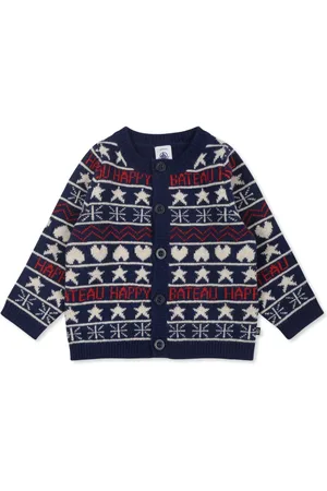 Petit Bateau Cárdigan en jacquard