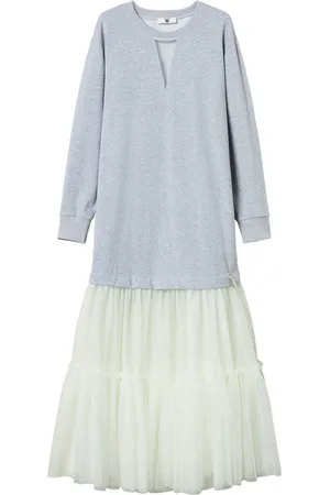 Twin-Set Vestido largo a capas
