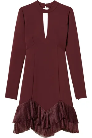 Twin-Set Vestido corto con volantes de tul
