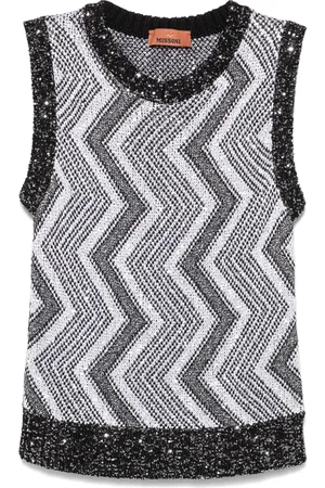 Missoni Chaleco bordado con lentejuelas