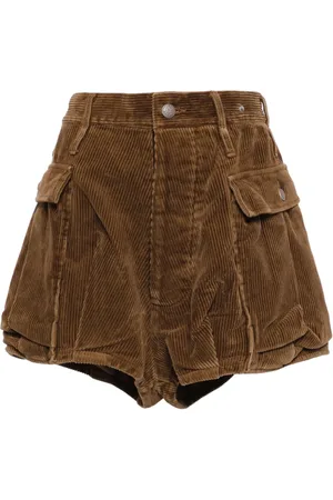 R13 Shorts cargo de pana