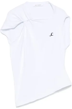 Jade Cropper Top con logo bordado