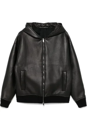 SALVATORE SANTORO Chamarra con cuello texturizado