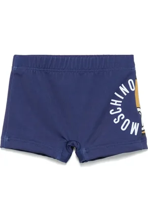 Moschino Shorts de playa con logo estampado