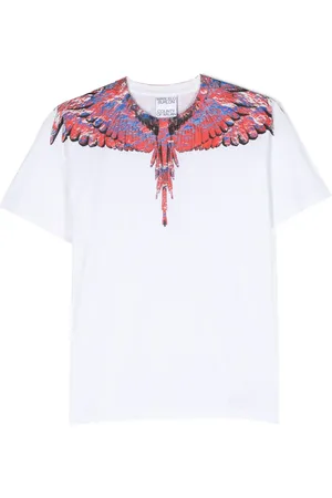 MARCELO BURLON Playera con motivo Lunar Wing