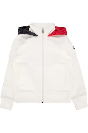 Moncler Hoodie con logo en contraste