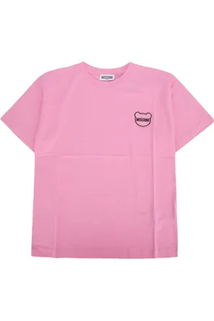 Moschino Playera con logo de goma