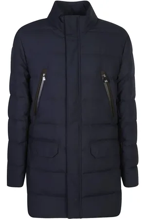 corneliani Chamarra con cuello alzado