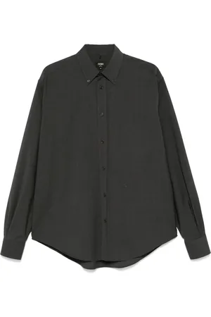 Fendi Camisa con logo bordado