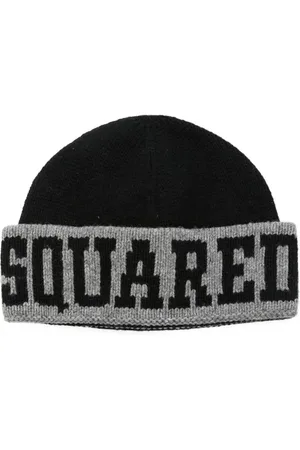 Dsquared2 Gorro con logo en jacquard