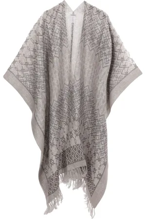 Brunello Cucinelli Capa con estampado geométrico