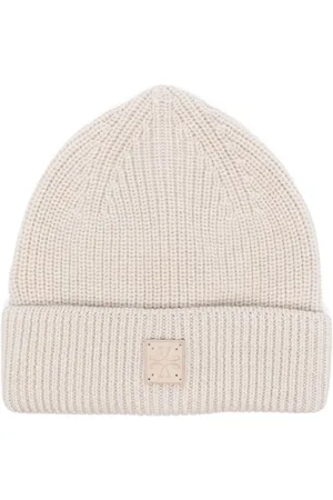 Jacob Cohen Gorro tejido con parche del logo