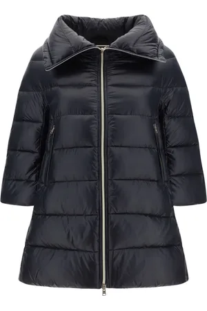 HERNO Puffer front zipped coat