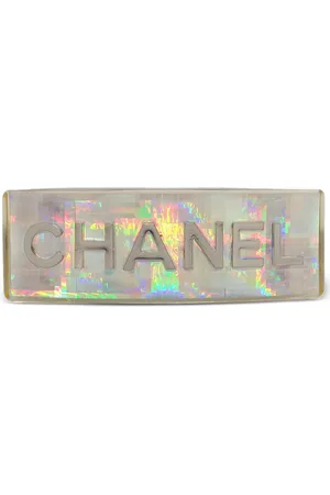 CHANEL Broche para el cabello con diseño holográfico 1997