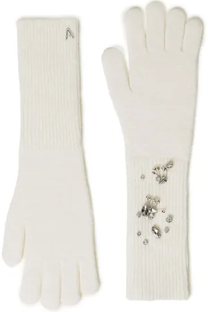 Twin-Set Guantes tejidos con bordado