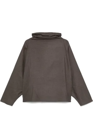 DUSAN Blusa con cuello desbocado