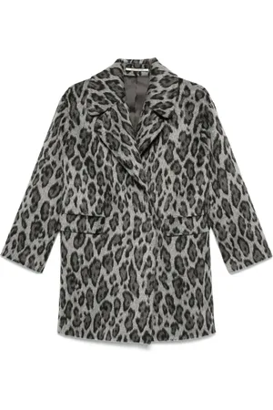 TAGLIATORE Abrigo con estampado de leopardo