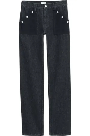 Filippa K Jeans rectos con bolsillos en contraste