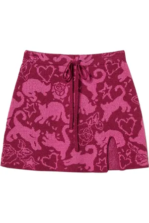 Twin-Set Falda con motivo en jacquard