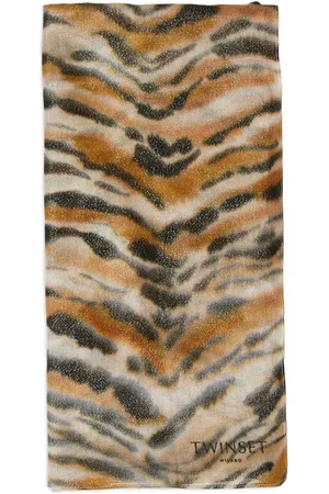 Twin-Set Mascada con estampado de leopardo