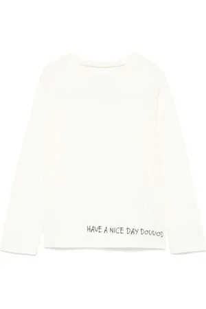 DOUUOD KIDS Playera con logo estampado